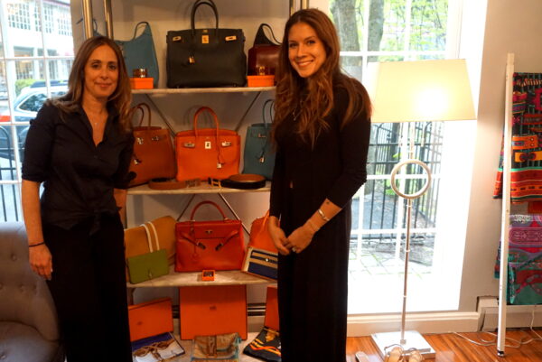 Luxe Luxury Labels Owners Lisa Dorsett (L) and Jessica Moran
