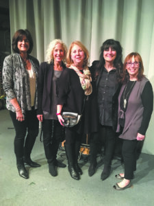 (L-R) Nori Fromm, Hilary Chavkin, Debbie Heidecorn, Ruth Reichl and Gloria Meisel
