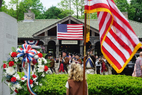5th New York Regiment--Revolutionary War Squad at the Closing Ceremony at Memorial Plaza