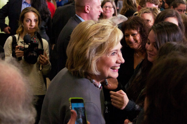 During the primary in New Hampshire Photo by Ari Bennett