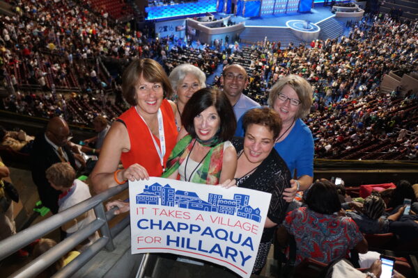 Chappaqua Friend of HIll and Tim in the arena on Wednesday.