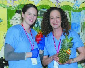 Maria Simonetti, Director NWH Community Health Education & Outreach, with Program Coordinator, Amy Rosenfeld, RD.