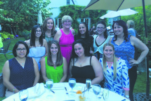 Oak Lane teachers and staff enjoying an evening out at this summer at a Sparkle for a Cause fundraiser at Crabtree’s Kittle House. Staff attending