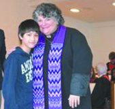 martha with kid