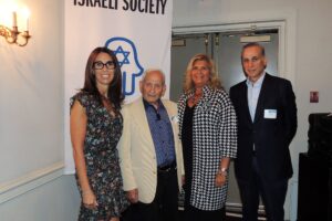 Laura Kleinhandler of Rye Brook, UJA-Federation’s Westchester Women Chair; Aron Bell; Michele Gregson of Chappaqua, UJA-Federation’s Westchester Women Vice Chair; and Alan Bell Photo courtesy of UJA-Federation of NY