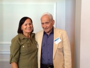 Aron (Bielski) Bell, the last remaining Bielski Brother with his wife Henryka Bell