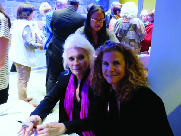 Judy Collins with Armonk resident Shari Applebaum