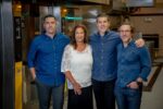 Elise Trainor with the Zaro brothers, Scott, Brian and Mike