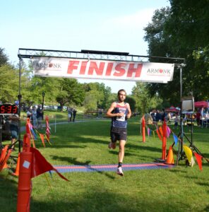 Marc Violone crosses finish line!