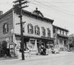 Close-up of the Liberty Food Store on Bedford Road, now the site of Foley’s